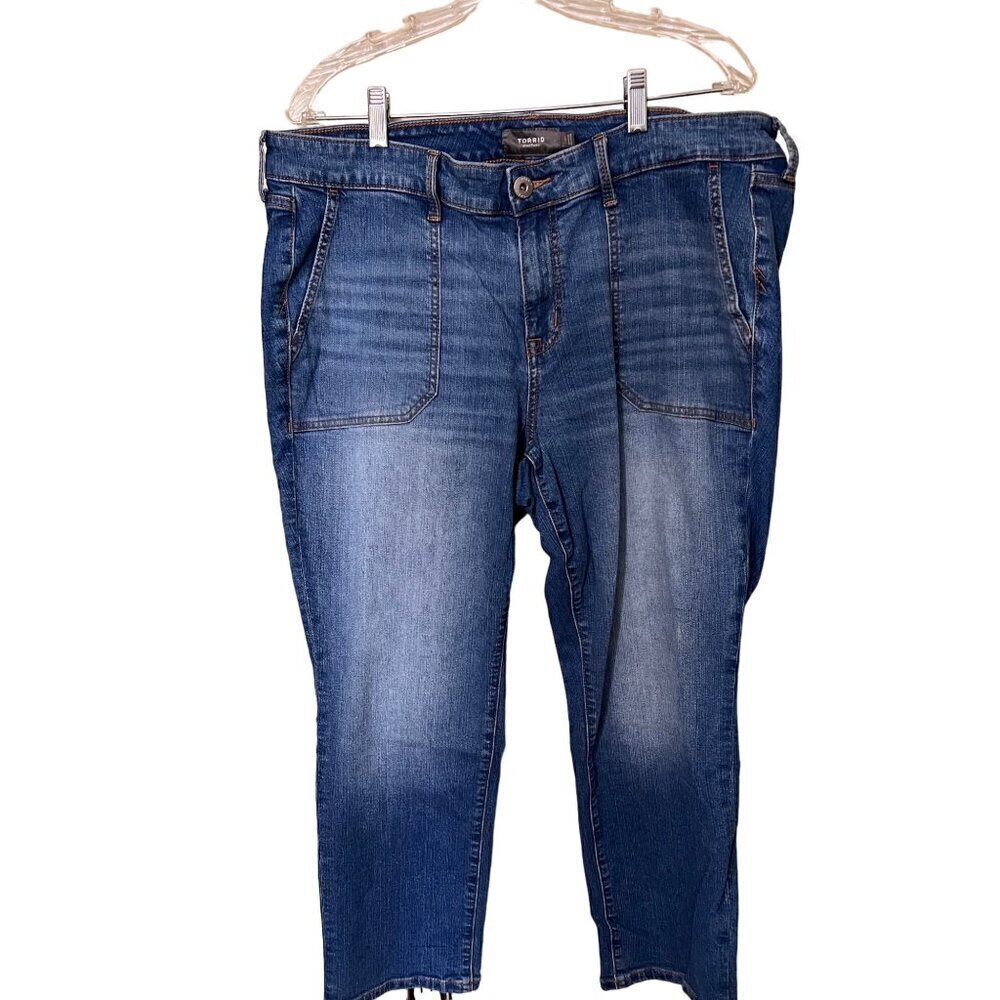 Torrid Womens Plus Size 16R Mid-Rise Stretch Denim Jeans
